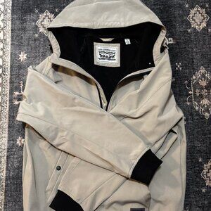 Levi Strauss & Co. SOFT SHELL HOODIE BOMBER JACKET